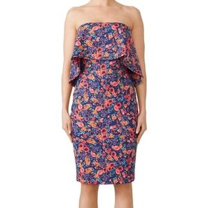 Badgley Mischka - Floral Popover Sheath
